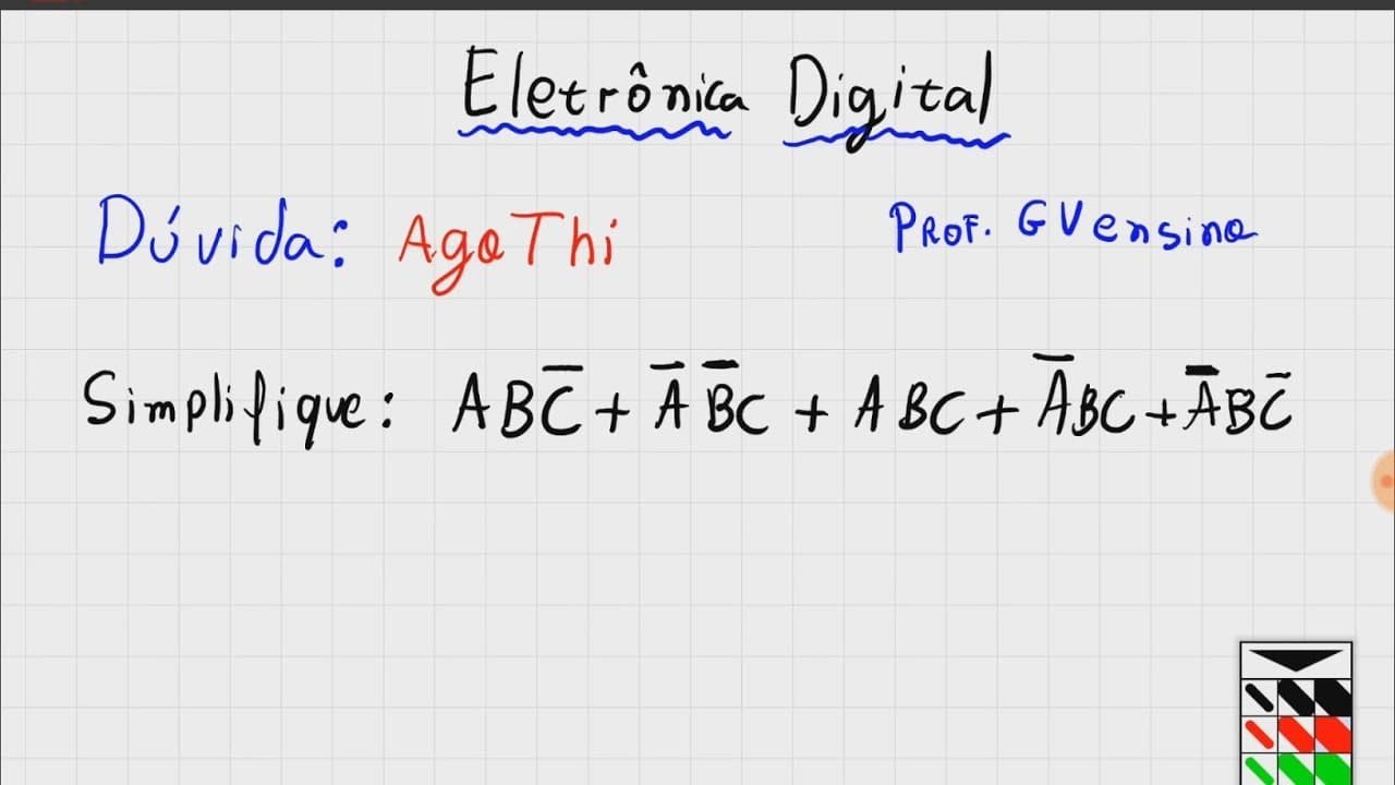 Eletrônica Digital 65 Simplificando Expressão Lógica Booleana