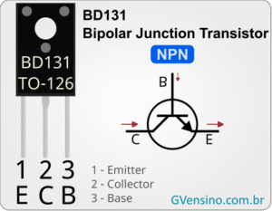 10x BD131 NPN Transistor – 45V, 3A, TO-126, Für DIY-Elektronik & Verstärker